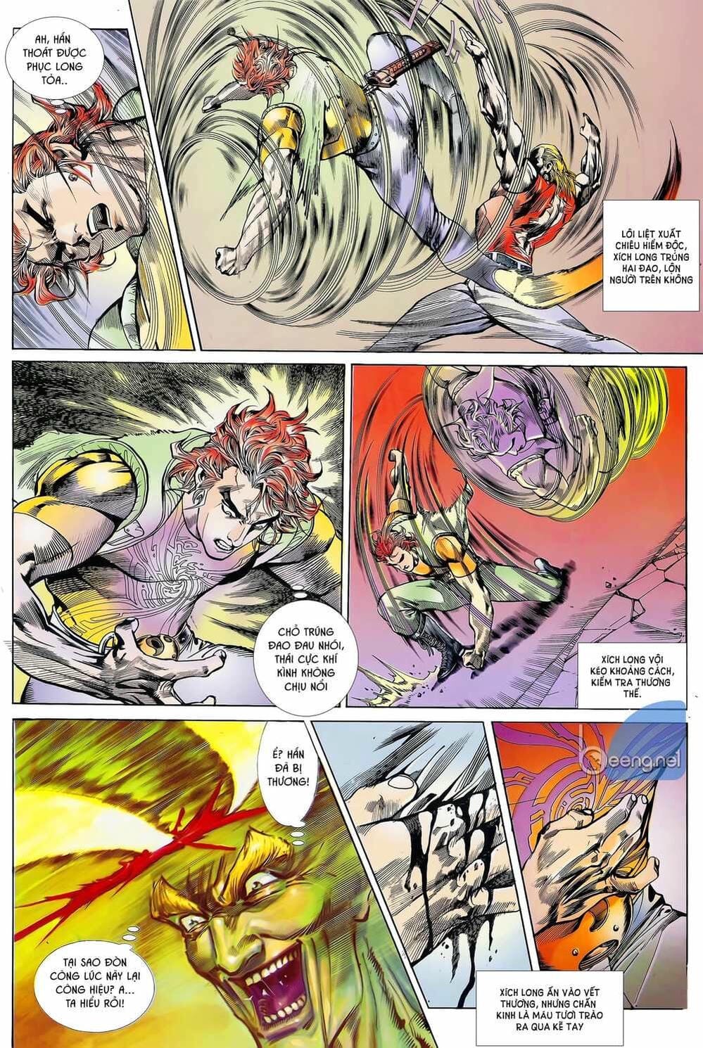 Truyện Tranh Long Hổ 5 Thế trang 8