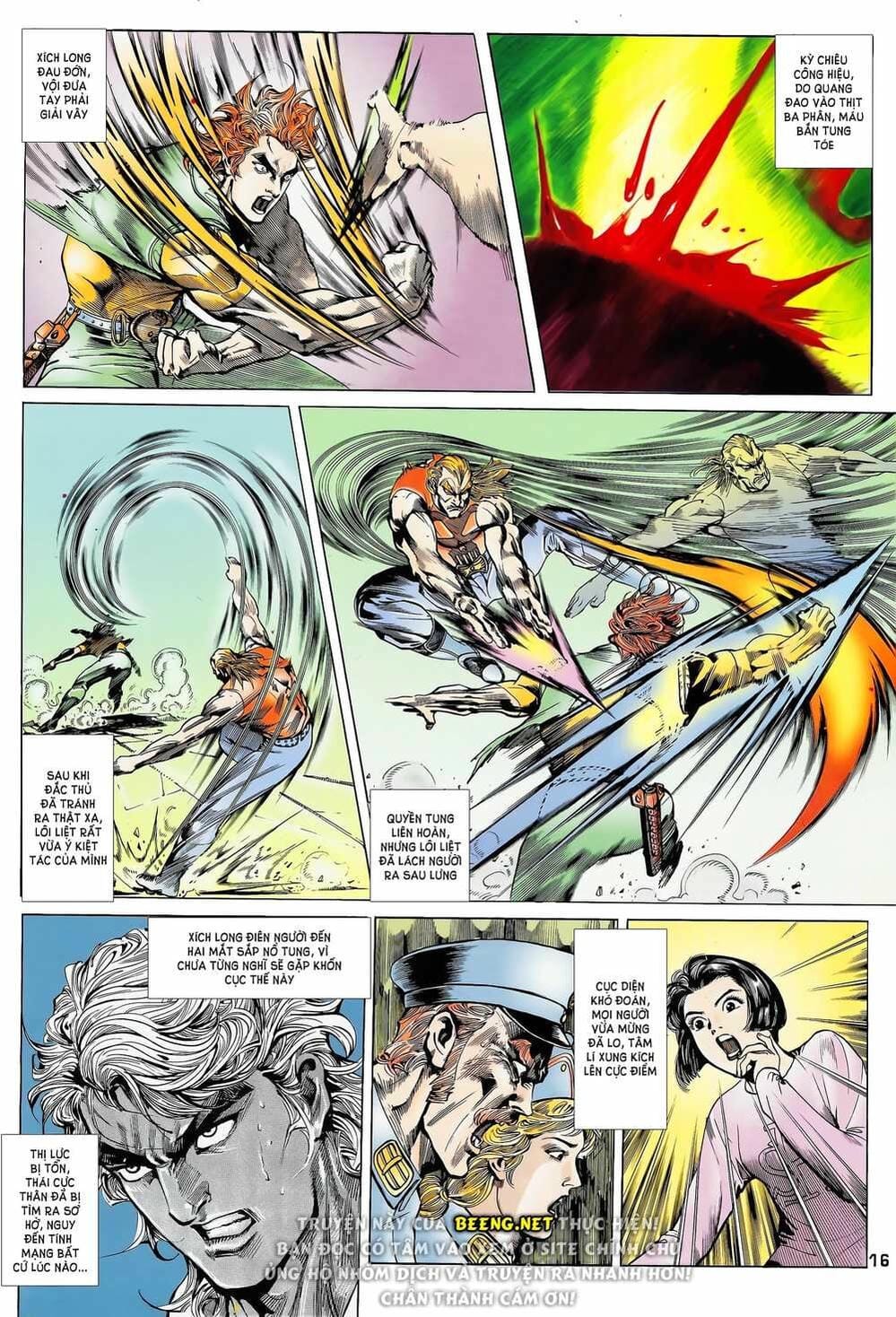 Truyện Tranh Long Hổ 5 Thế trang 8