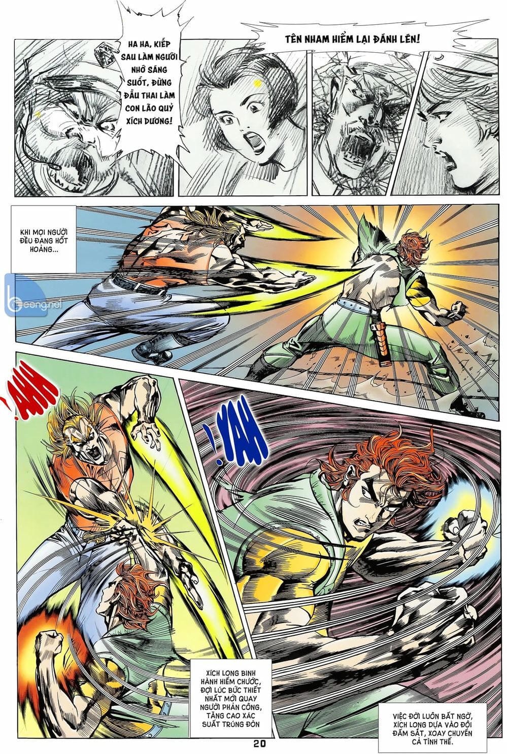 Truyện Tranh Long Hổ 5 Thế trang 8