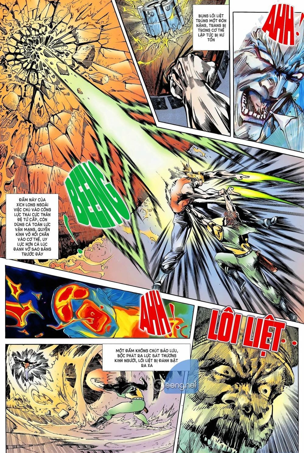 Truyện Tranh Long Hổ 5 Thế trang 8