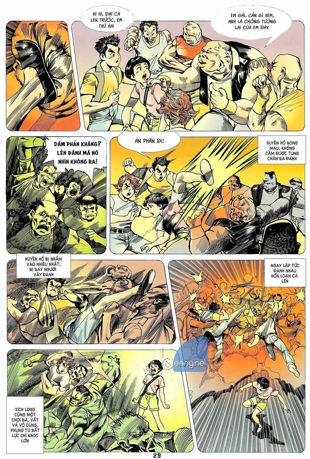 Truyện Tranh Long Hổ 5 Thế trang 8