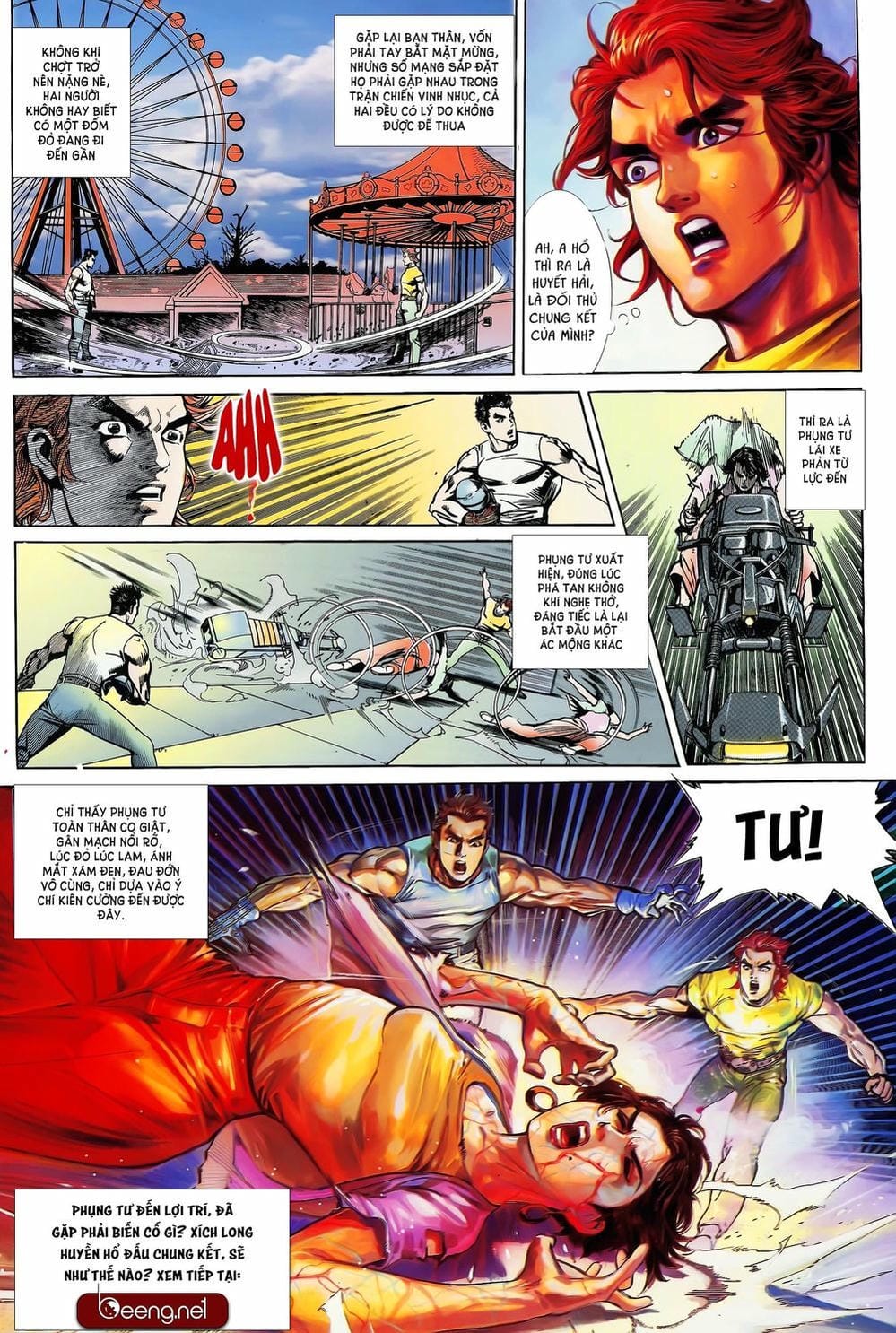Truyện Tranh Long Hổ 5 Thế trang 8