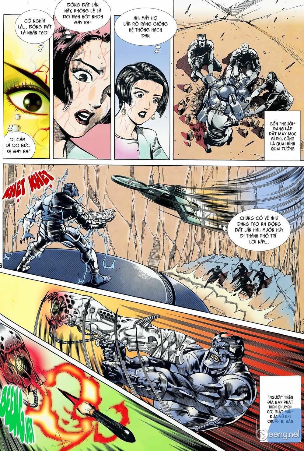 Truyện Tranh Long Hổ 5 Thế trang 8