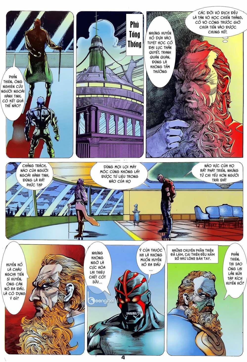 Truyện Tranh Long Hổ 5 Thế trang 8