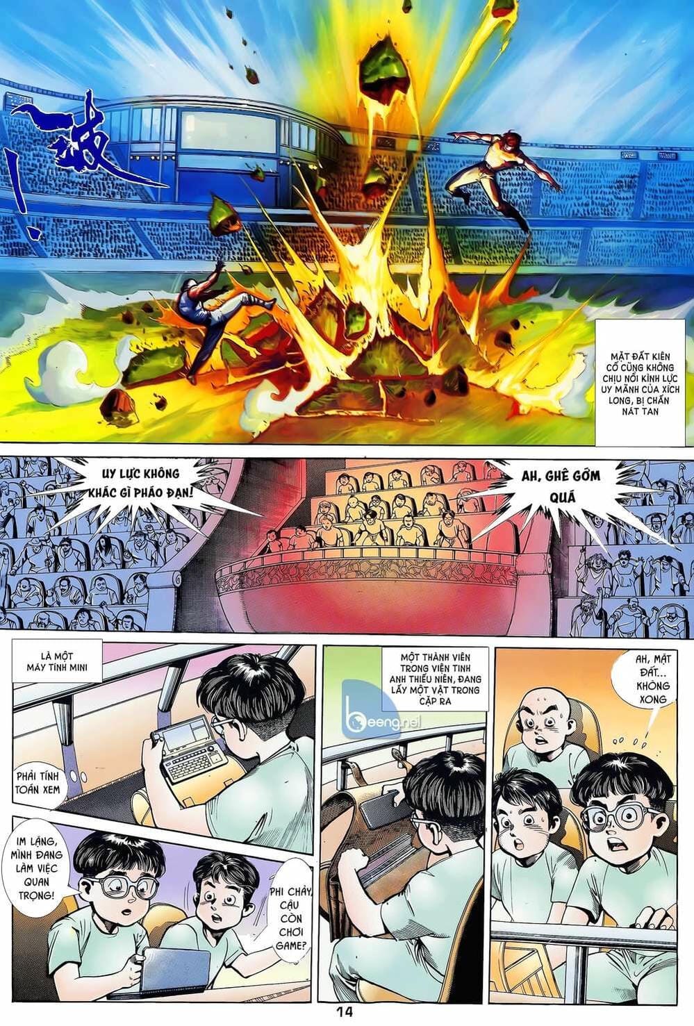 Truyện Tranh Long Hổ 5 Thế trang 8