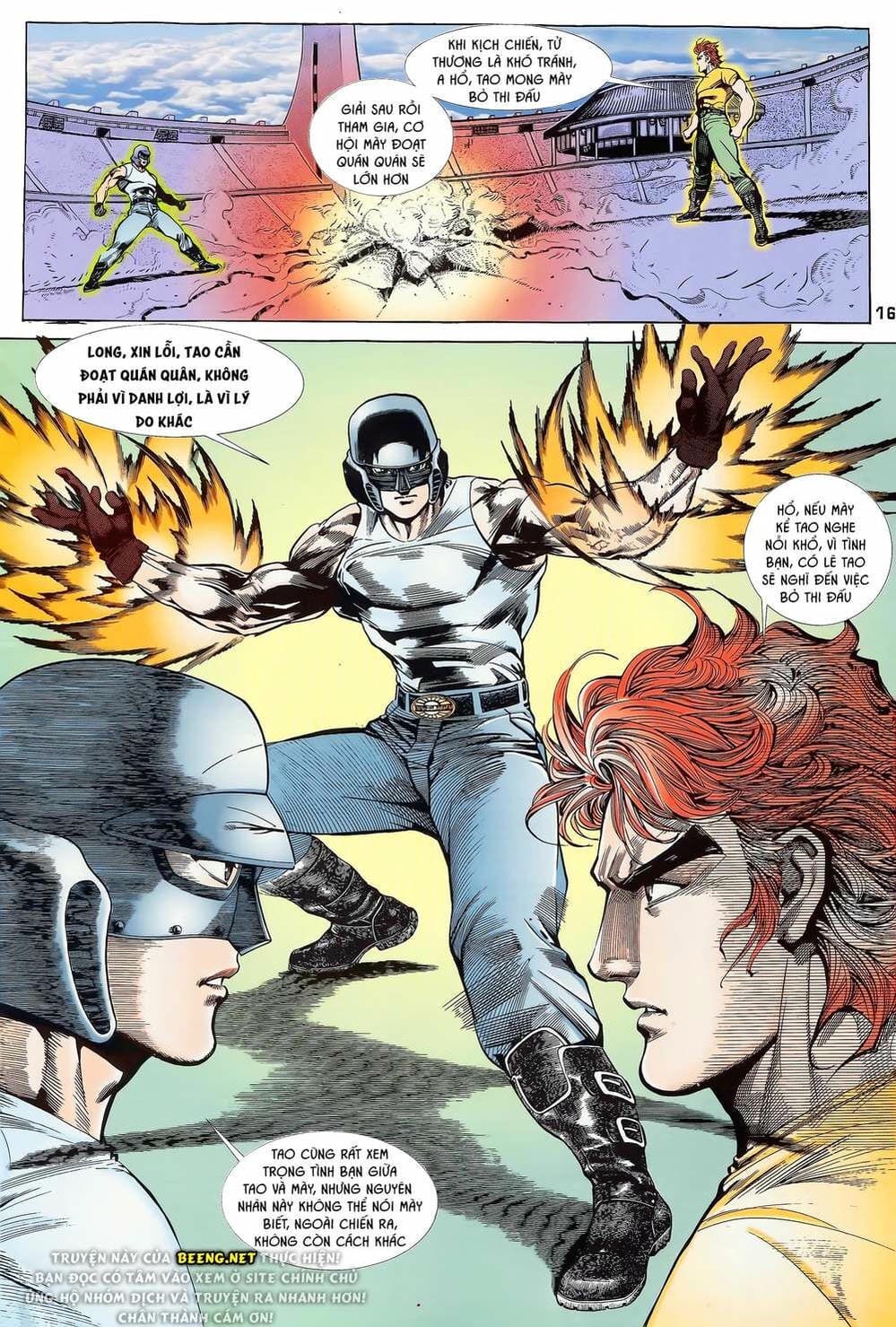 Truyện Tranh Long Hổ 5 Thế trang 8