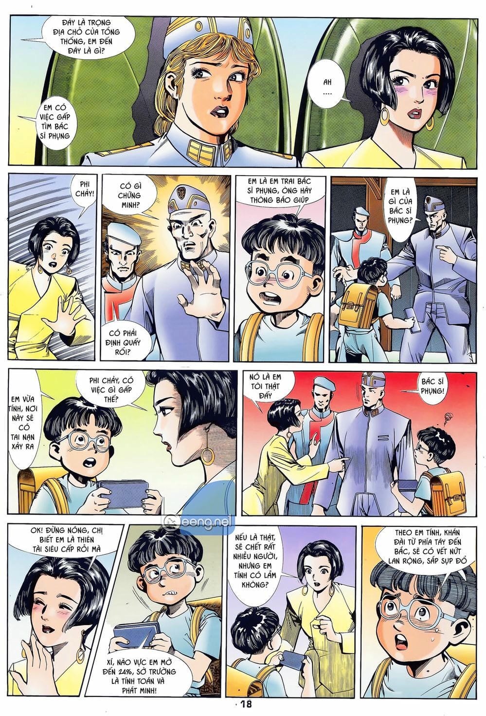 Truyện Tranh Long Hổ 5 Thế trang 8