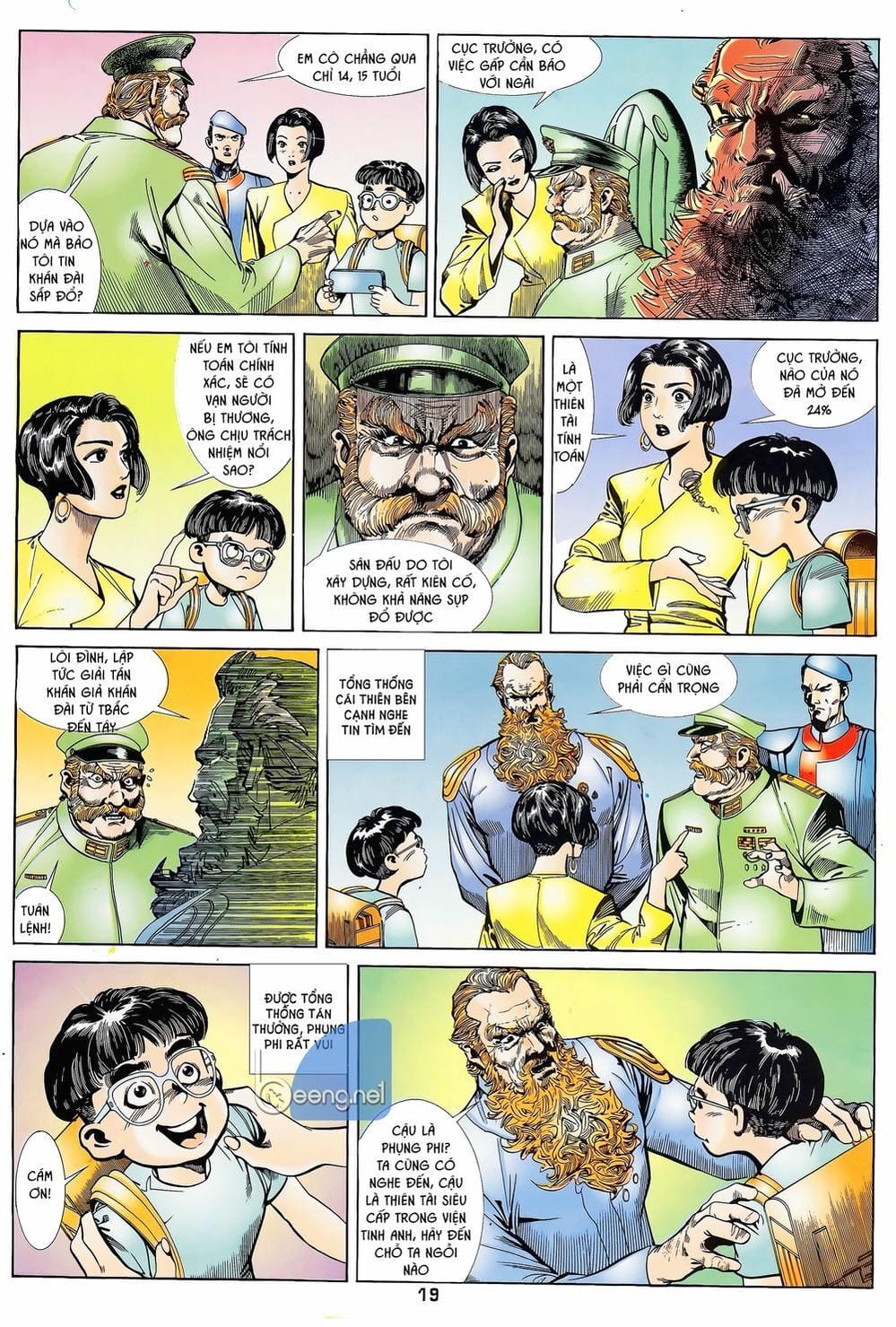 Truyện Tranh Long Hổ 5 Thế trang 8