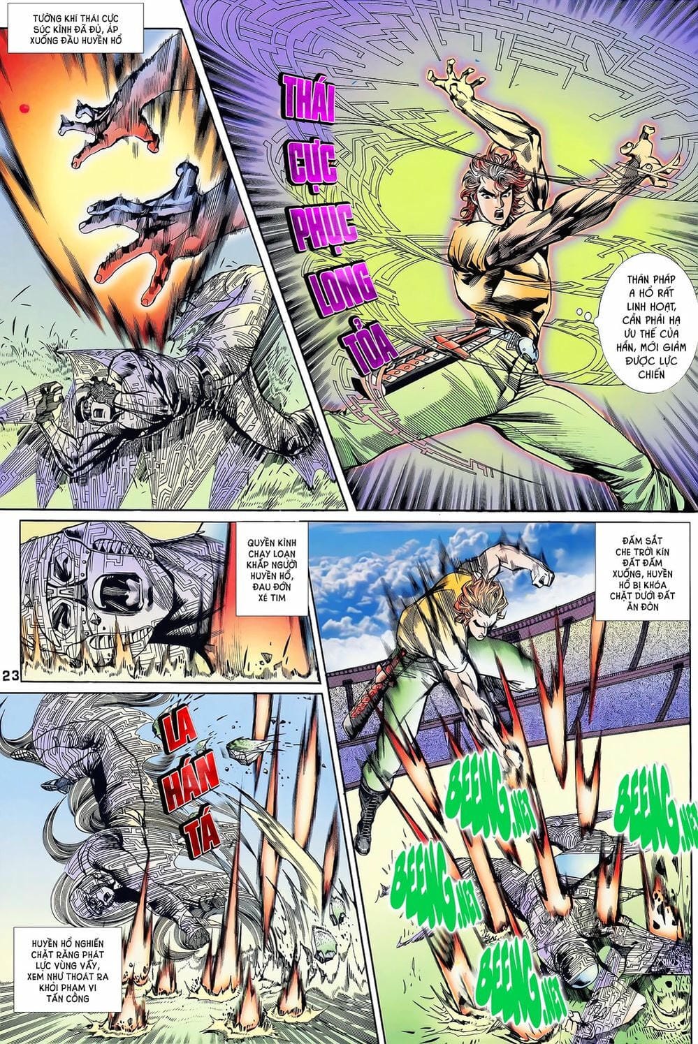 Truyện Tranh Long Hổ 5 Thế trang 8