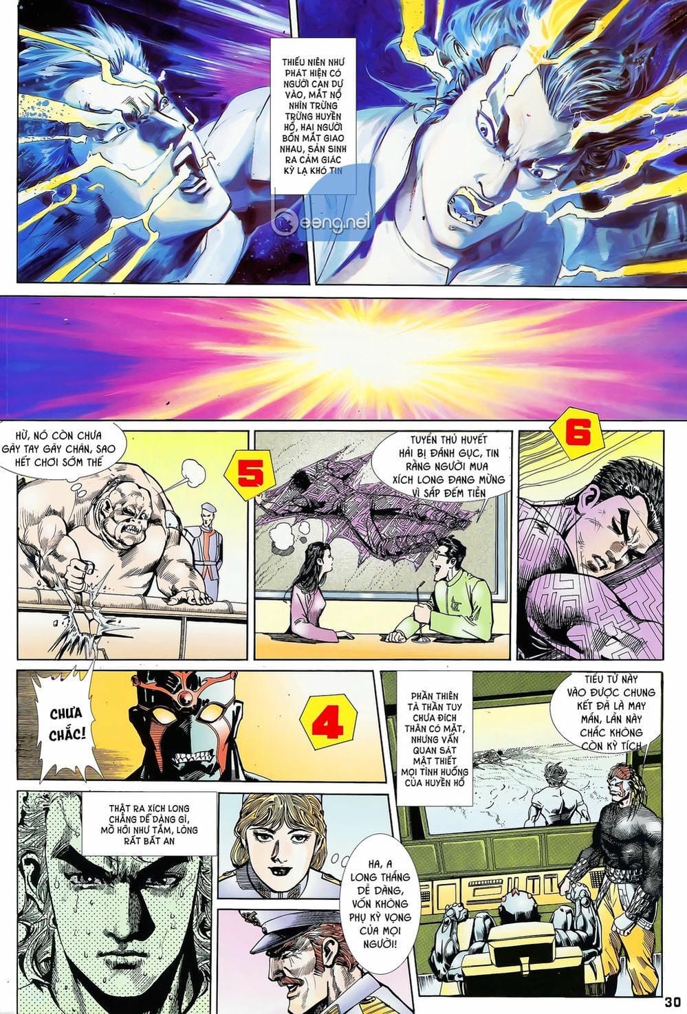 Truyện Tranh Long Hổ 5 Thế trang 8