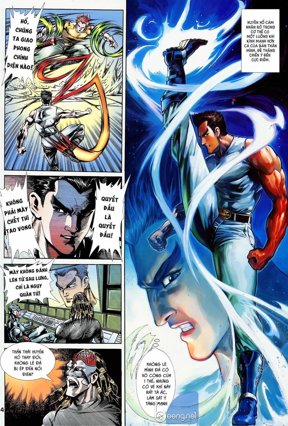 Truyện Tranh Long Hổ 5 Thế trang 8