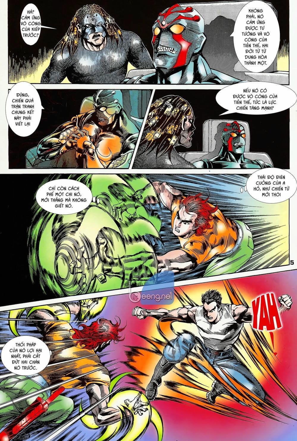 Truyện Tranh Long Hổ 5 Thế trang 8
