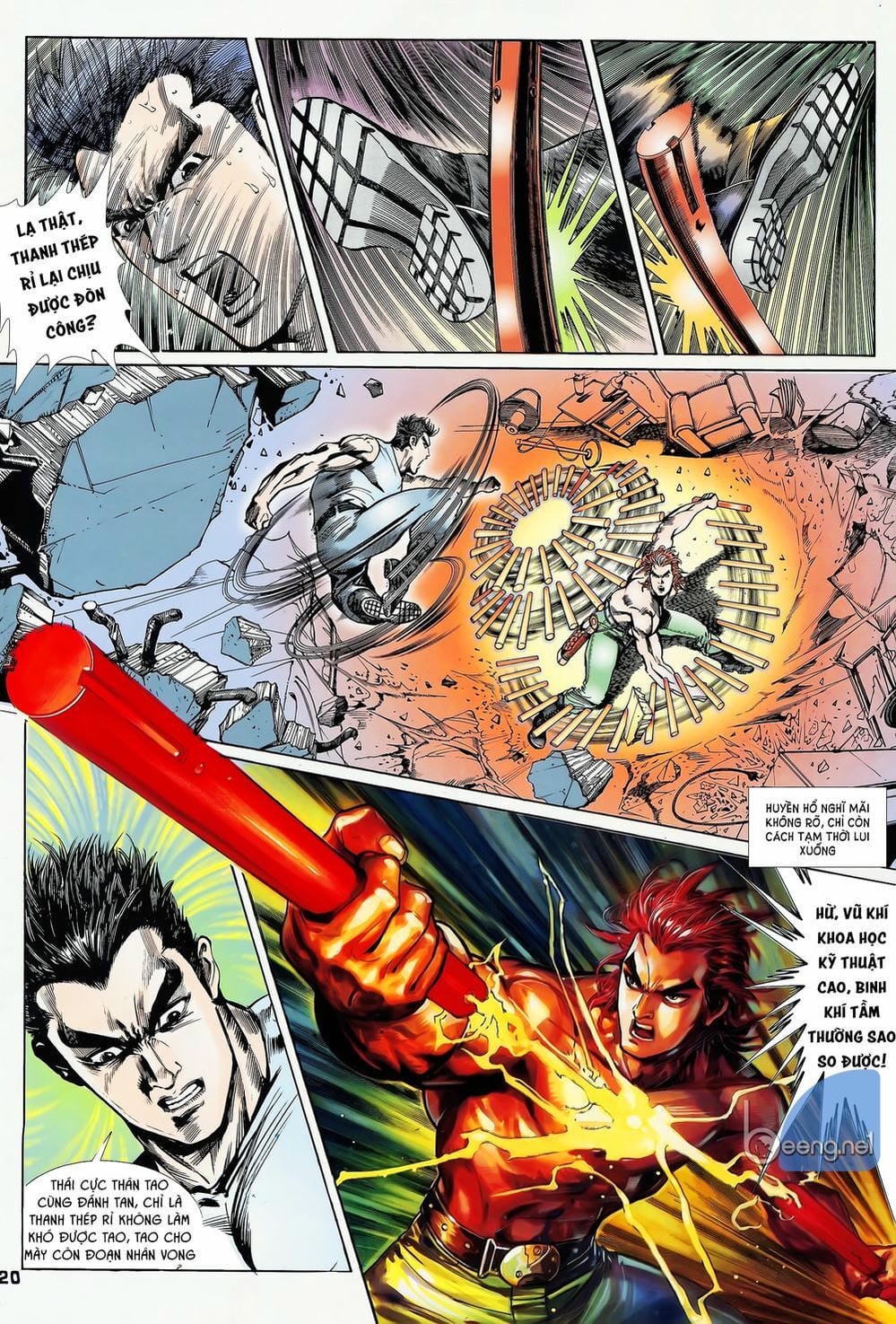 Truyện Tranh Long Hổ 5 Thế trang 8