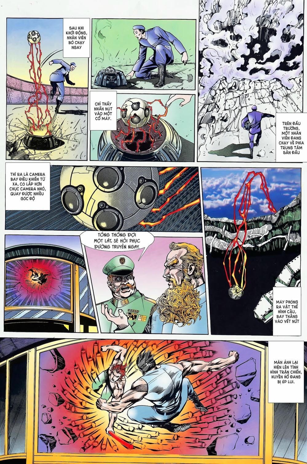 Truyện Tranh Long Hổ 5 Thế trang 8