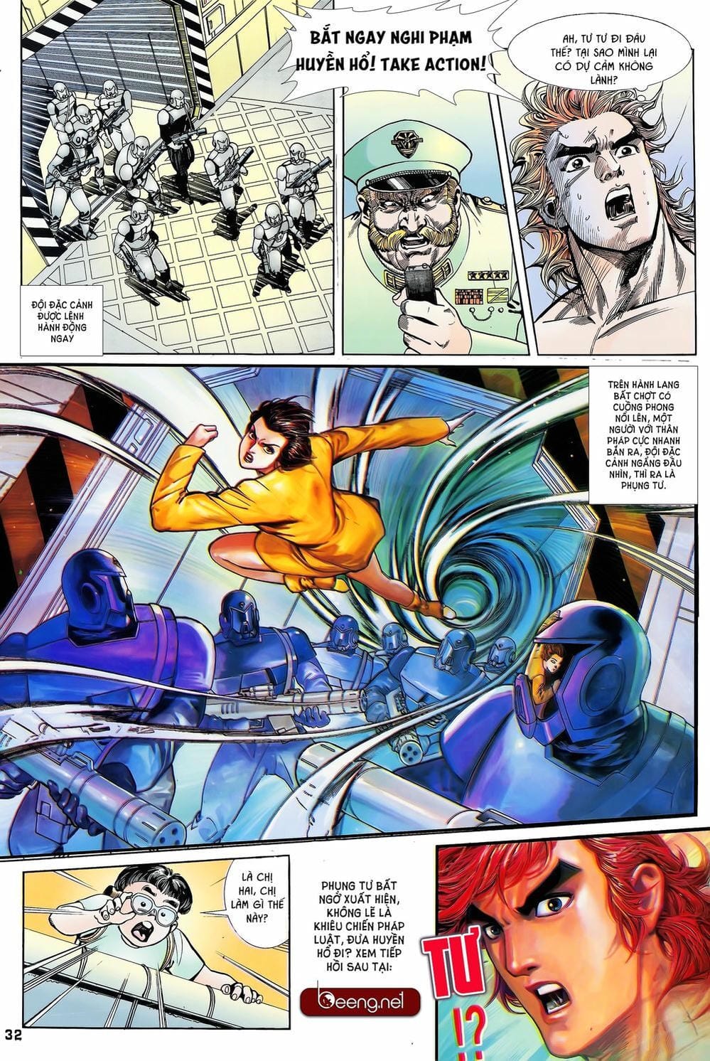 Truyện Tranh Long Hổ 5 Thế trang 8