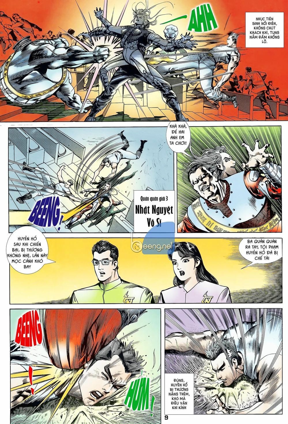 Truyện Tranh Long Hổ 5 Thế trang 8