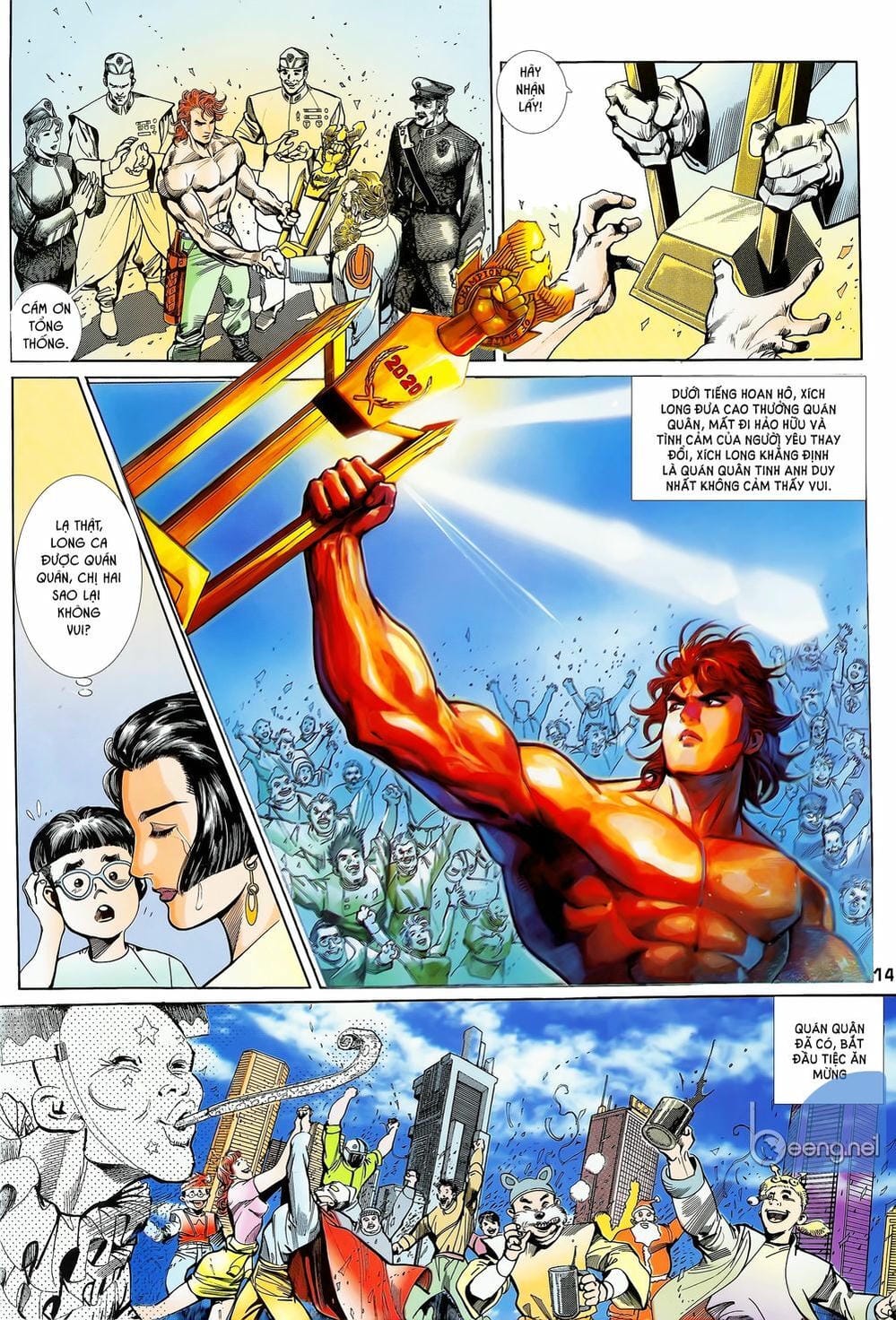 Truyện Tranh Long Hổ 5 Thế trang 8