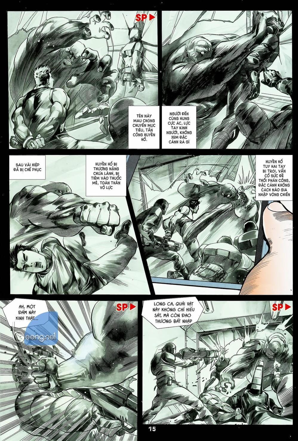 Truyện Tranh Long Hổ 5 Thế trang 8