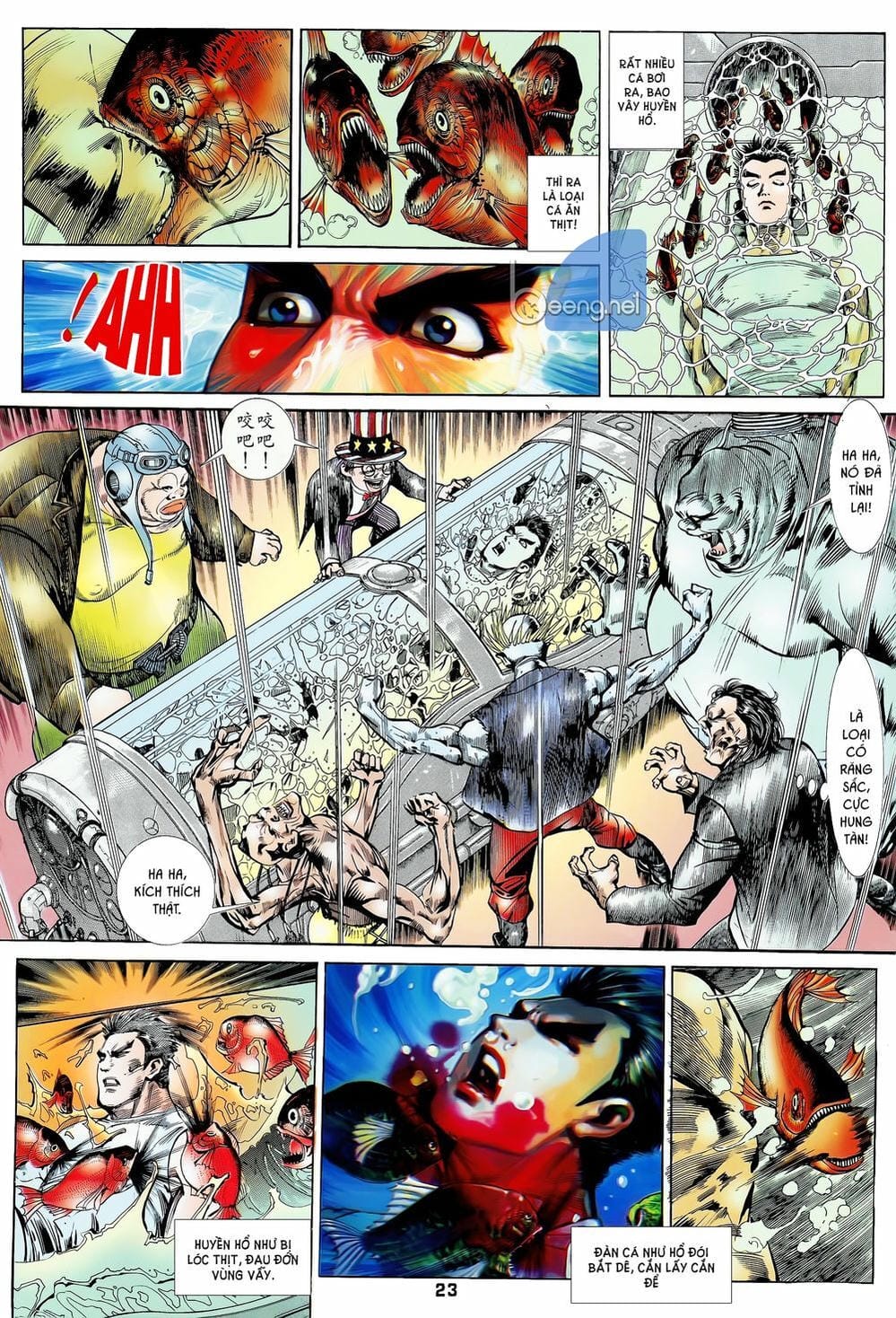 Truyện Tranh Long Hổ 5 Thế trang 8