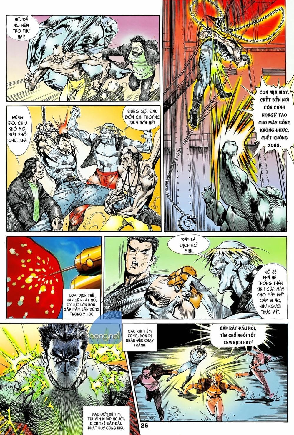 Truyện Tranh Long Hổ 5 Thế trang 8