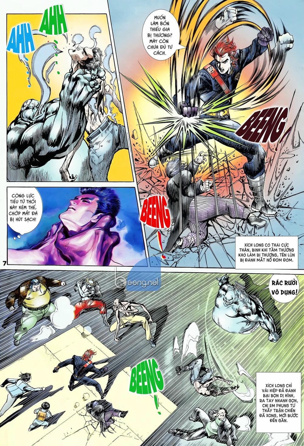 Truyện Tranh Long Hổ 5 Thế trang 8