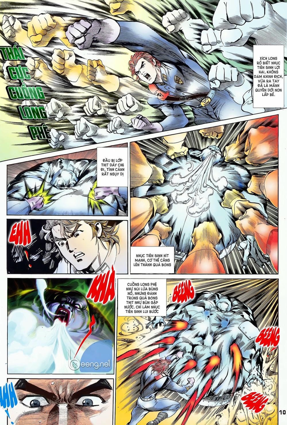 Truyện Tranh Long Hổ 5 Thế trang 8