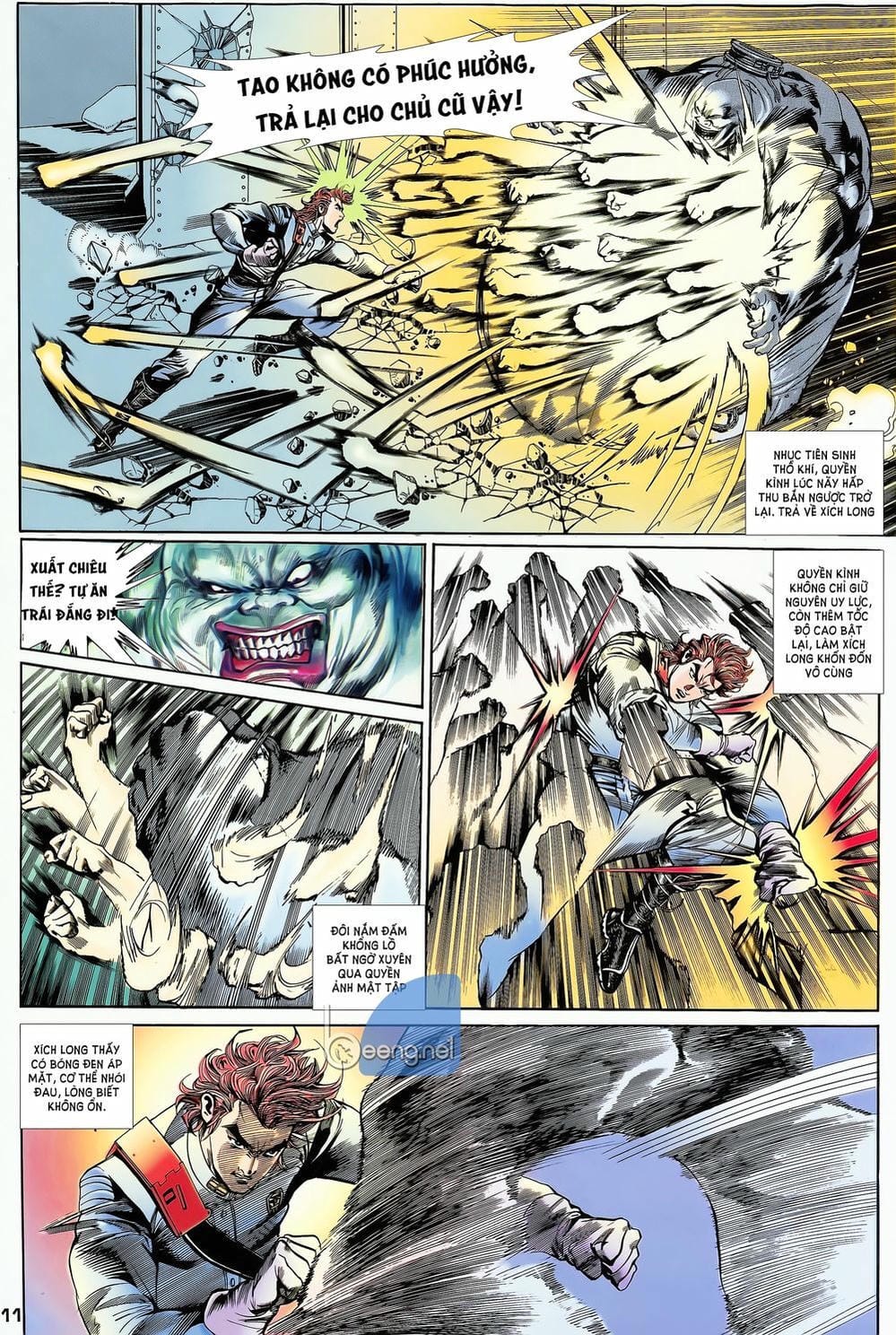 Truyện Tranh Long Hổ 5 Thế trang 8