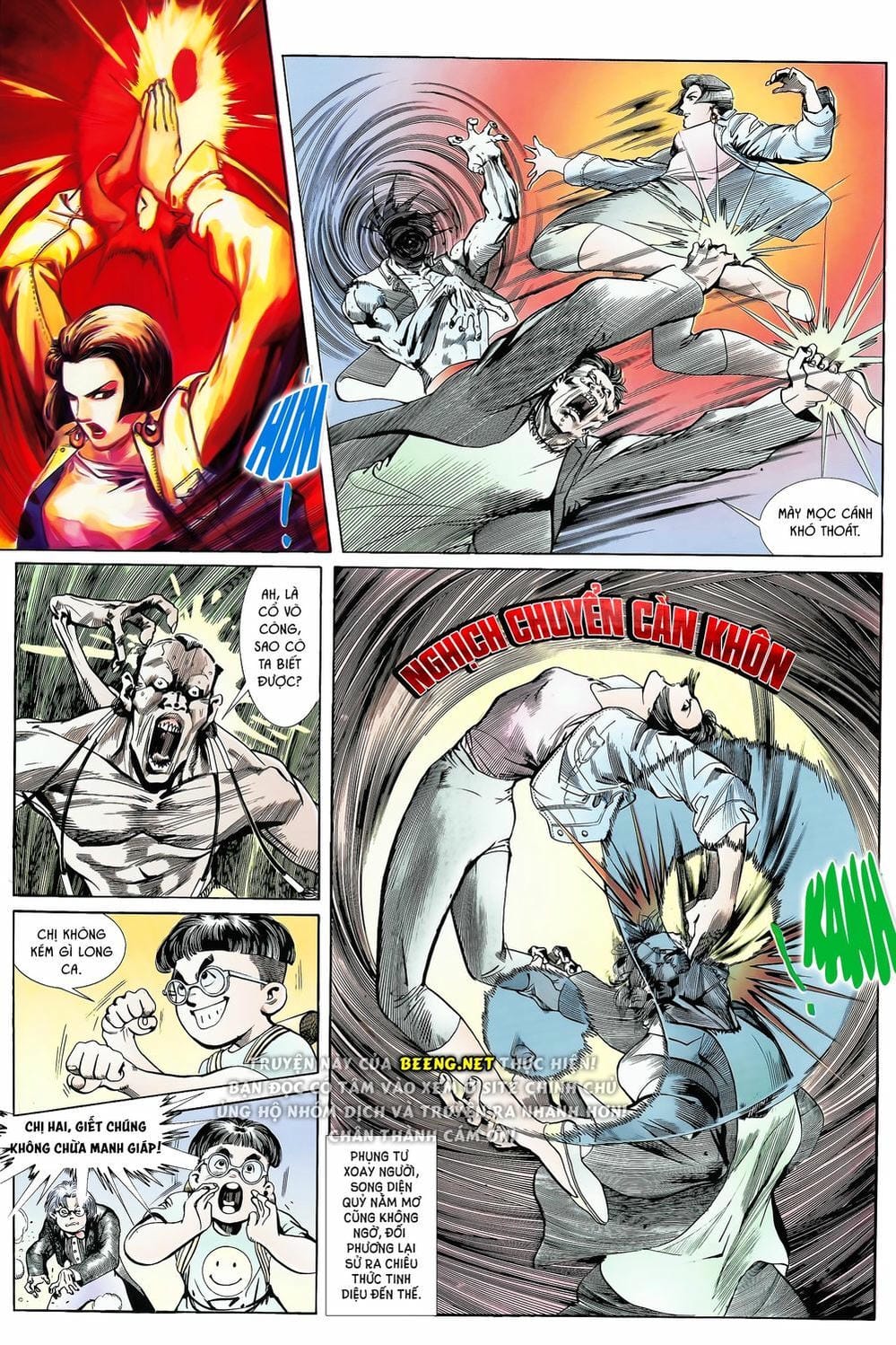 Truyện Tranh Long Hổ 5 Thế trang 8