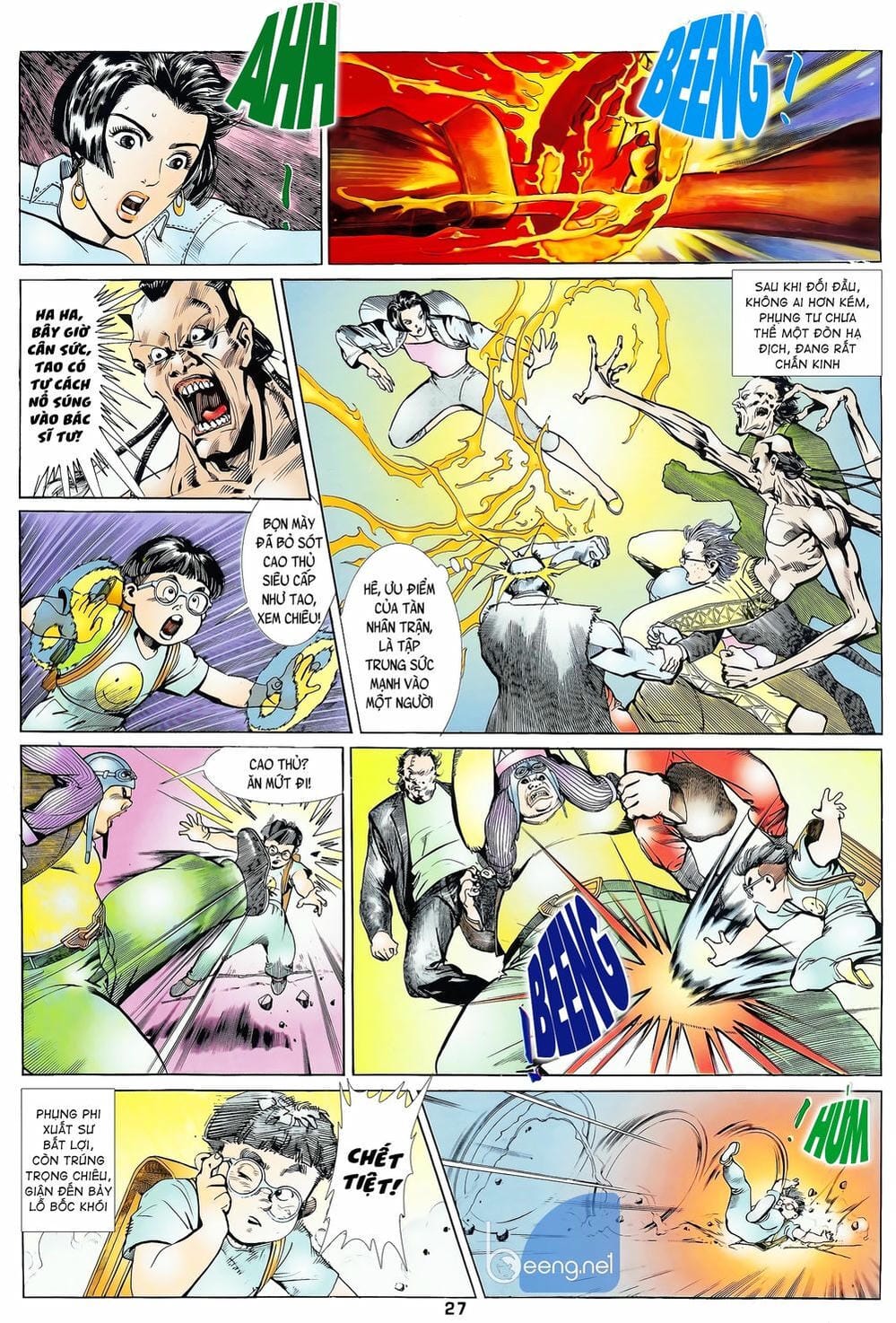 Truyện Tranh Long Hổ 5 Thế trang 8