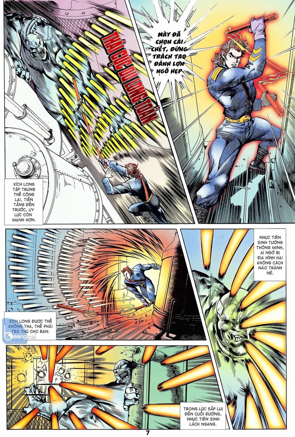 Truyện Tranh Long Hổ 5 Thế trang 8
