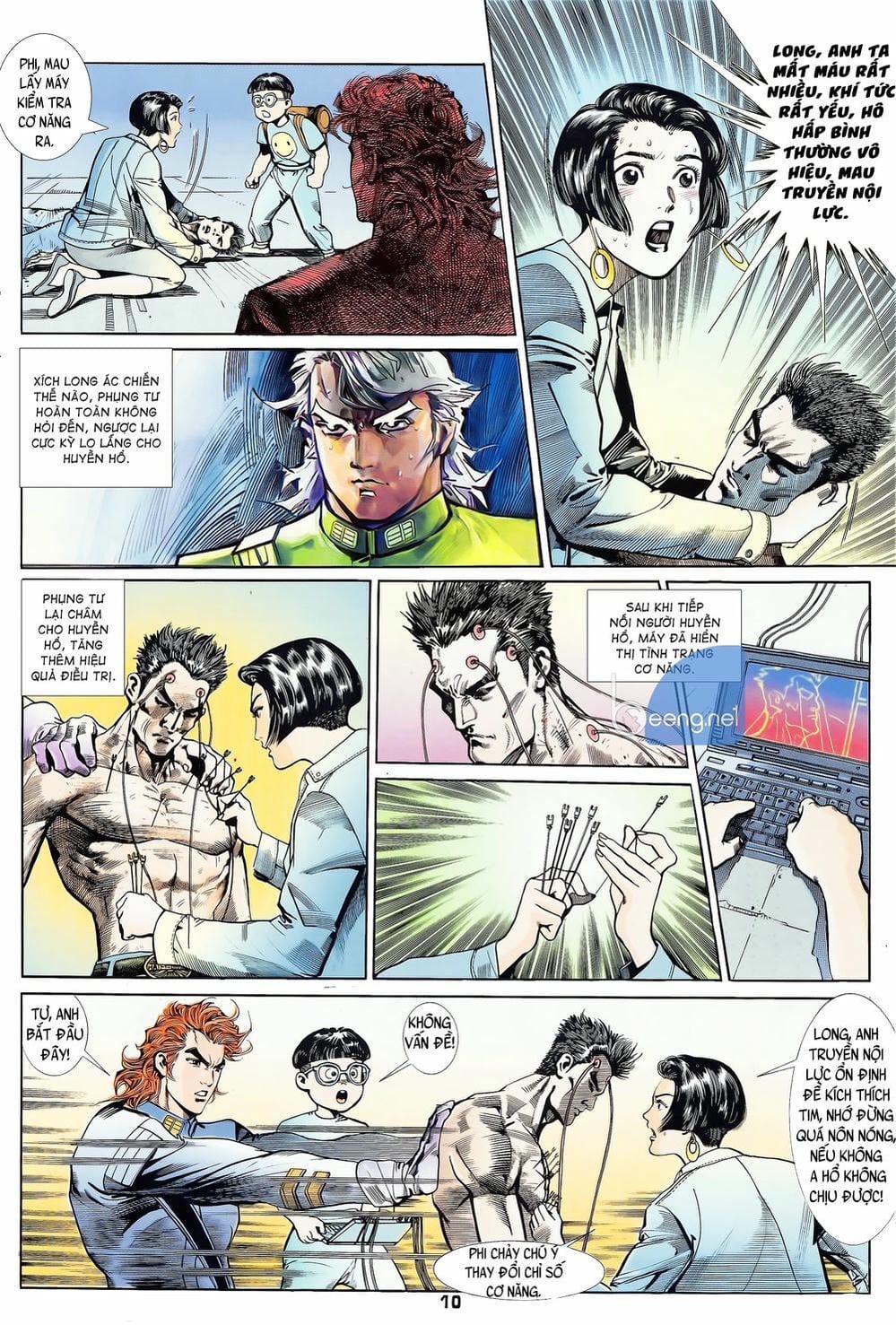 Truyện Tranh Long Hổ 5 Thế trang 8