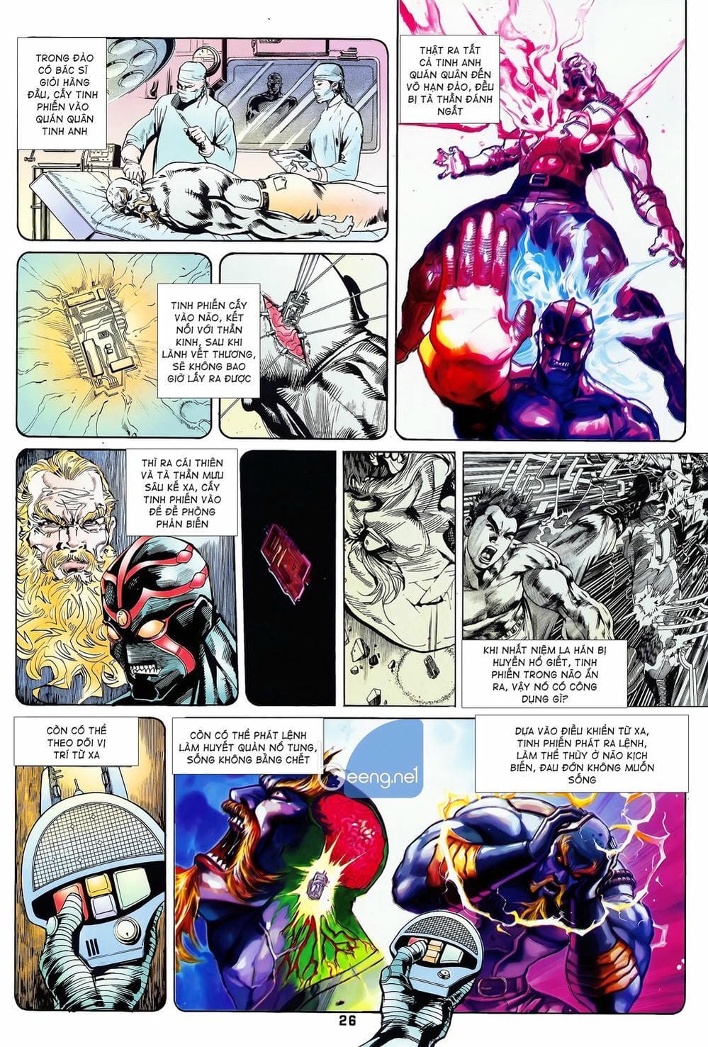 Truyện Tranh Long Hổ 5 Thế trang 8