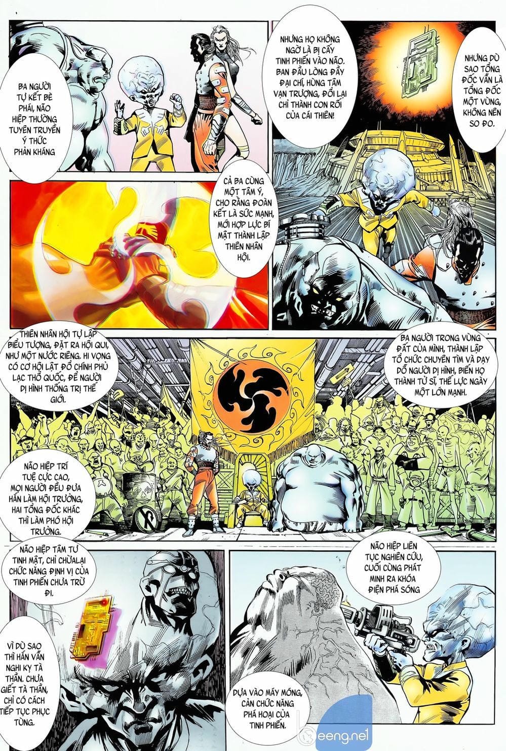 Truyện Tranh Long Hổ 5 Thế trang 8