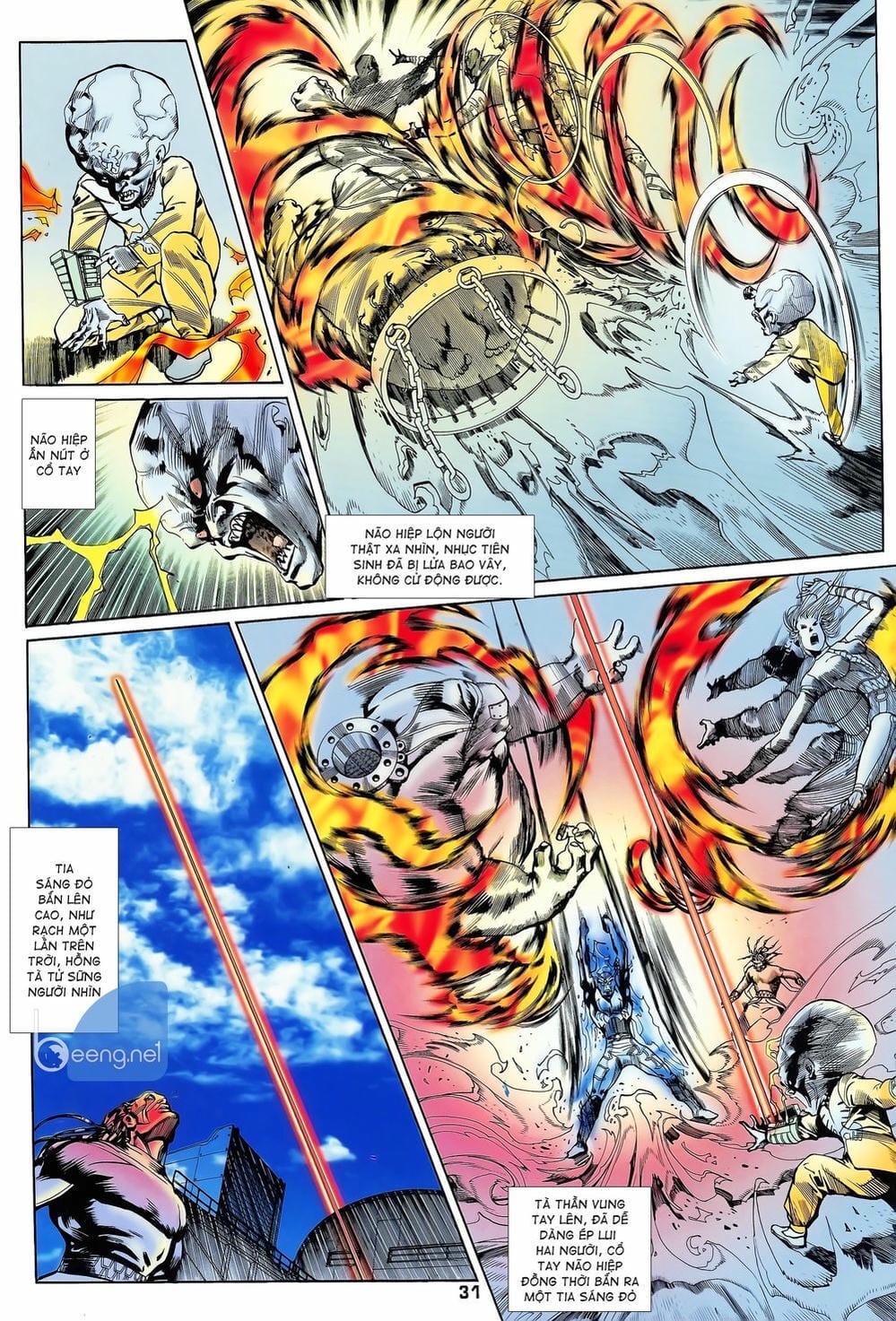 Truyện Tranh Long Hổ 5 Thế trang 8