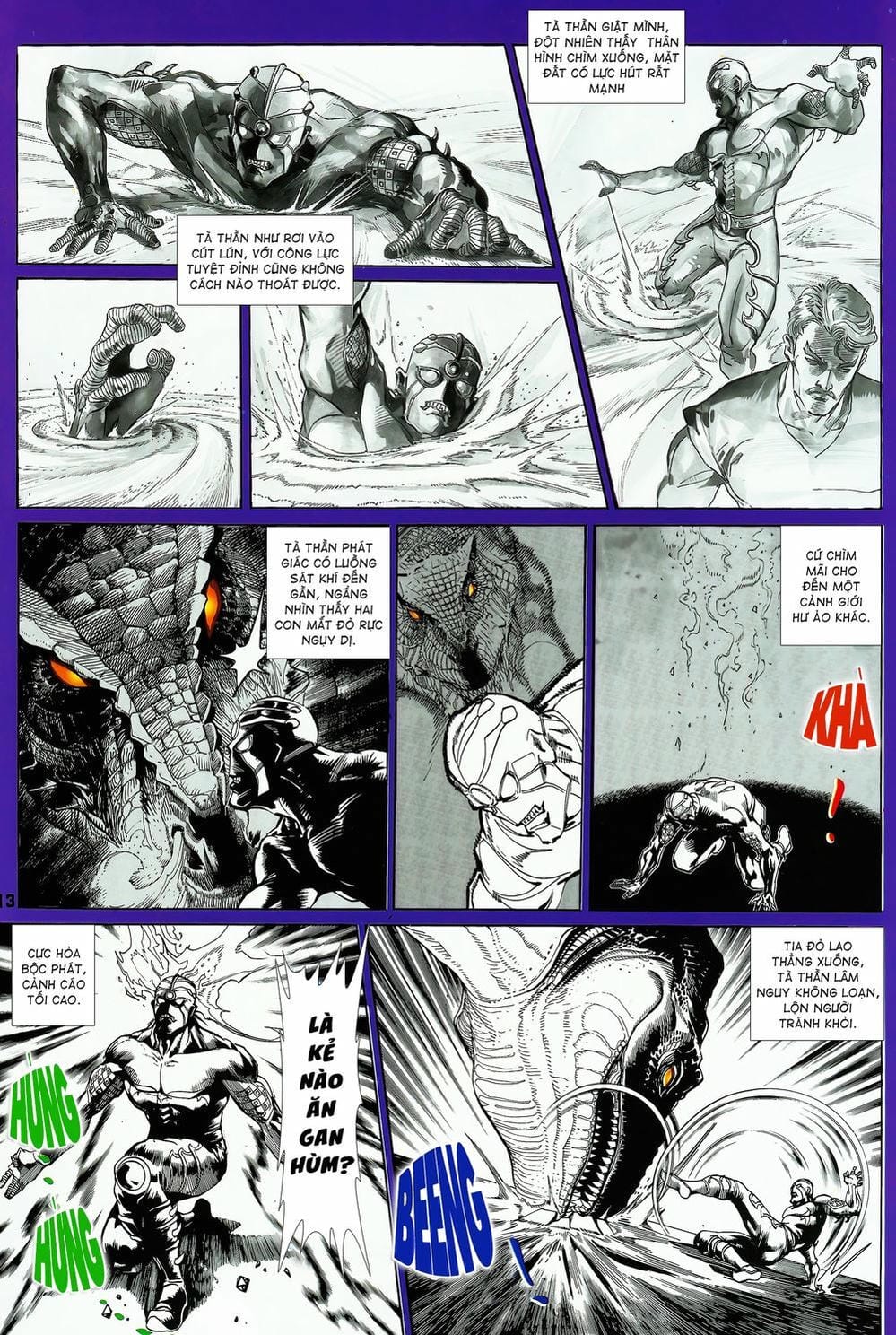 Truyện Tranh Long Hổ 5 Thế trang 8