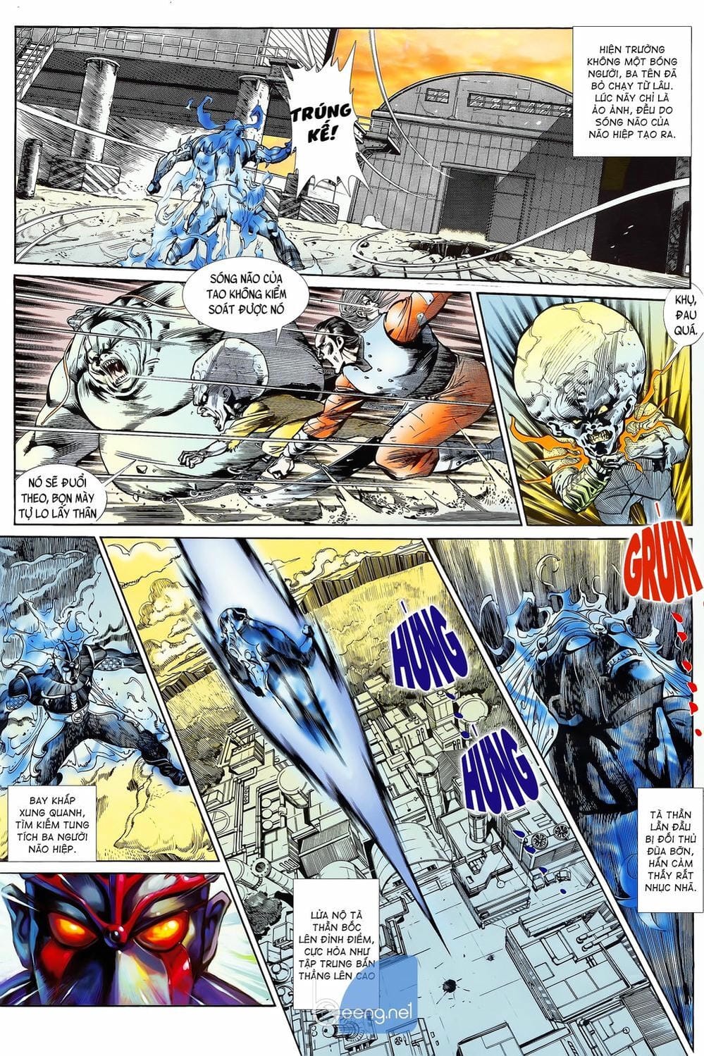 Truyện Tranh Long Hổ 5 Thế trang 8