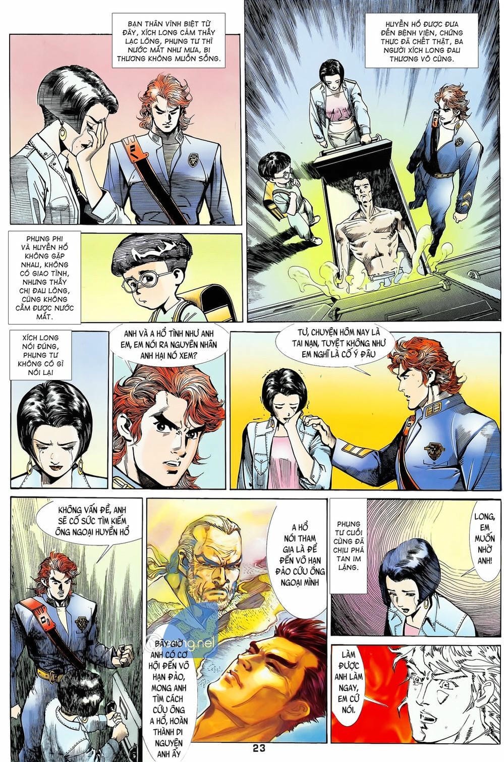 Truyện Tranh Long Hổ 5 Thế trang 8