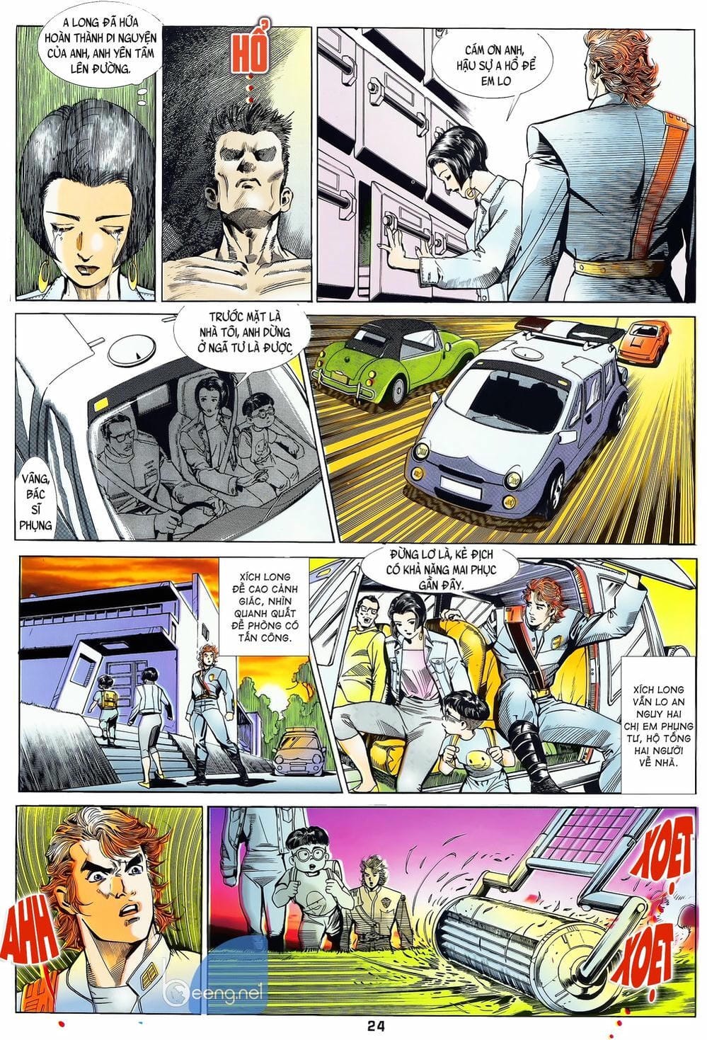 Truyện Tranh Long Hổ 5 Thế trang 8