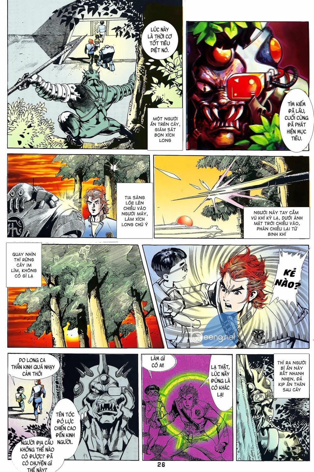 Truyện Tranh Long Hổ 5 Thế trang 8