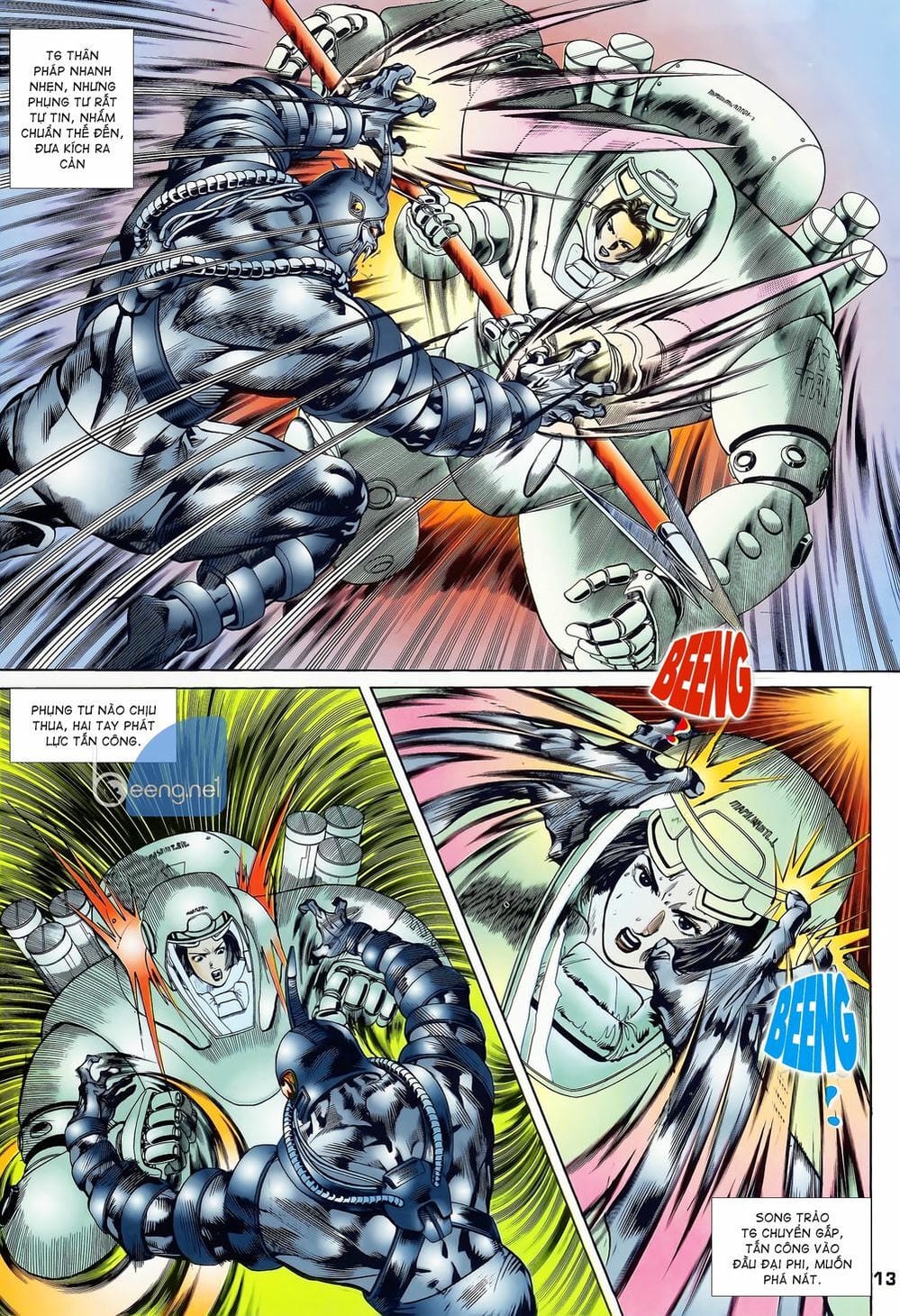 Truyện Tranh Long Hổ 5 Thế trang 8