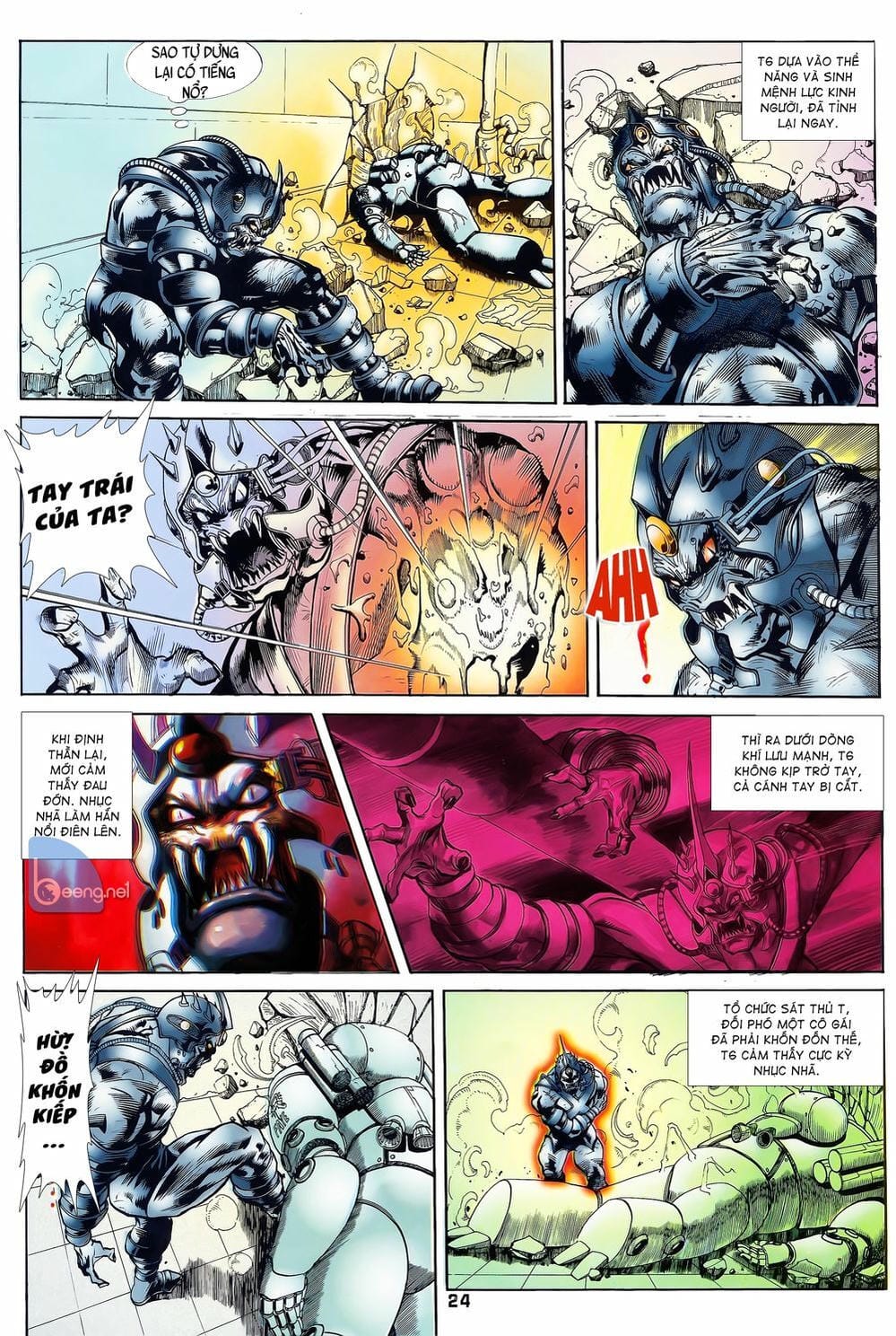 Truyện Tranh Long Hổ 5 Thế trang 8