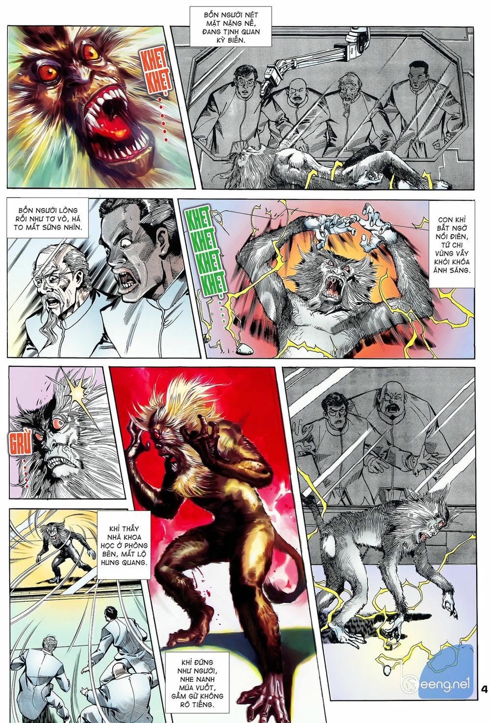 Truyện Tranh Long Hổ 5 Thế trang 8