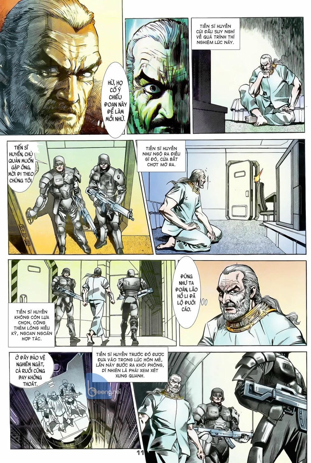 Truyện Tranh Long Hổ 5 Thế trang 8