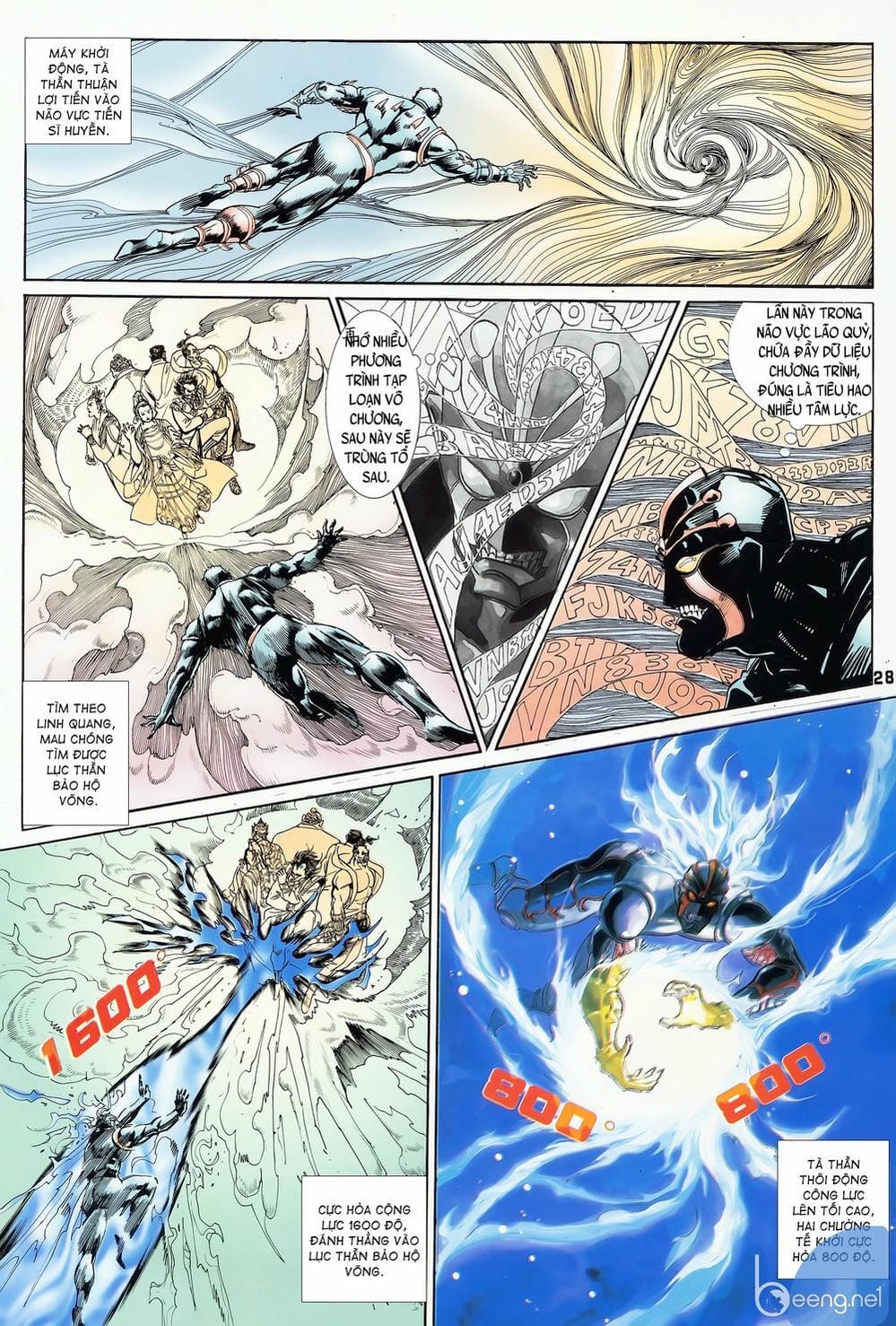 Truyện Tranh Long Hổ 5 Thế trang 8