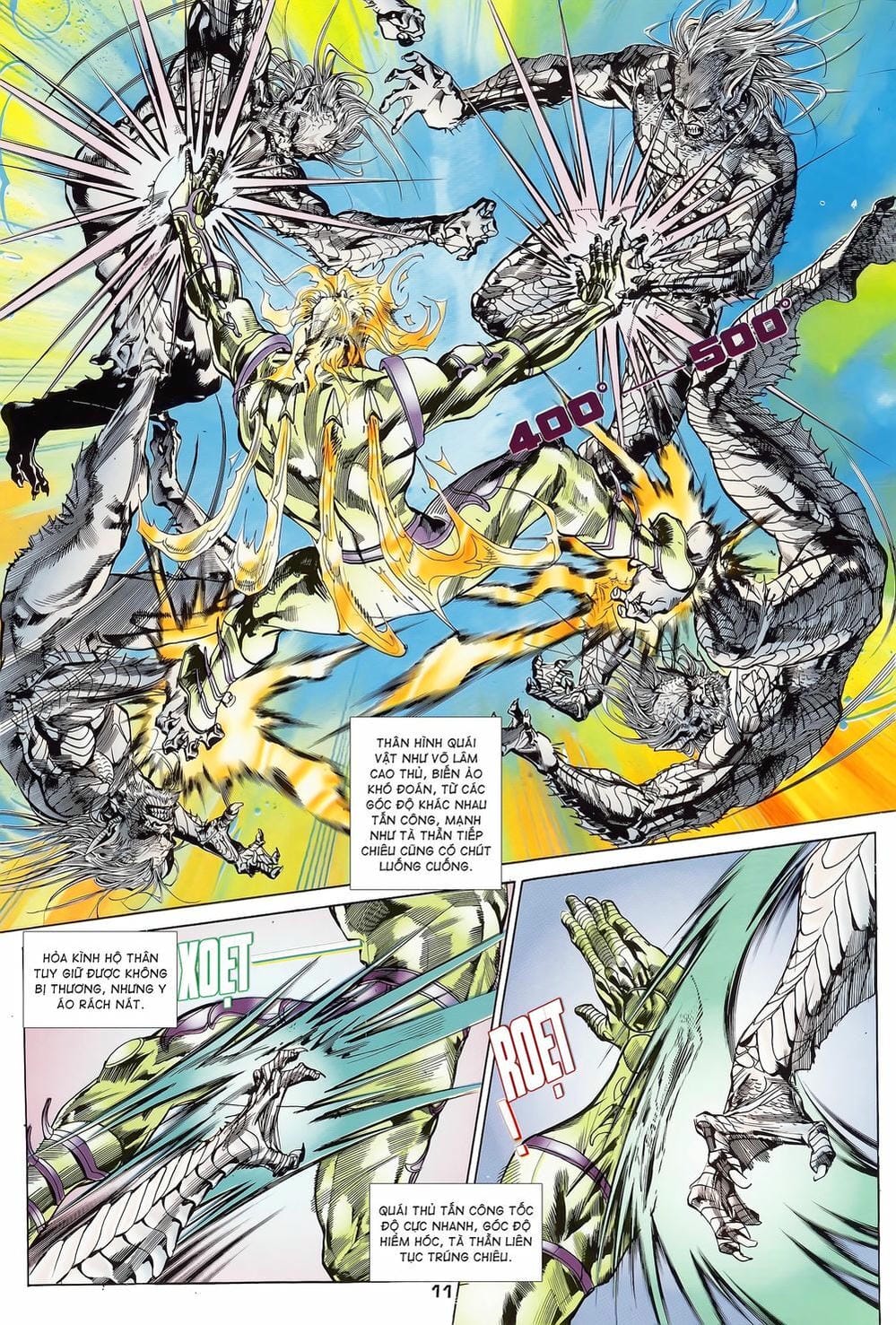 Truyện Tranh Long Hổ 5 Thế trang 8