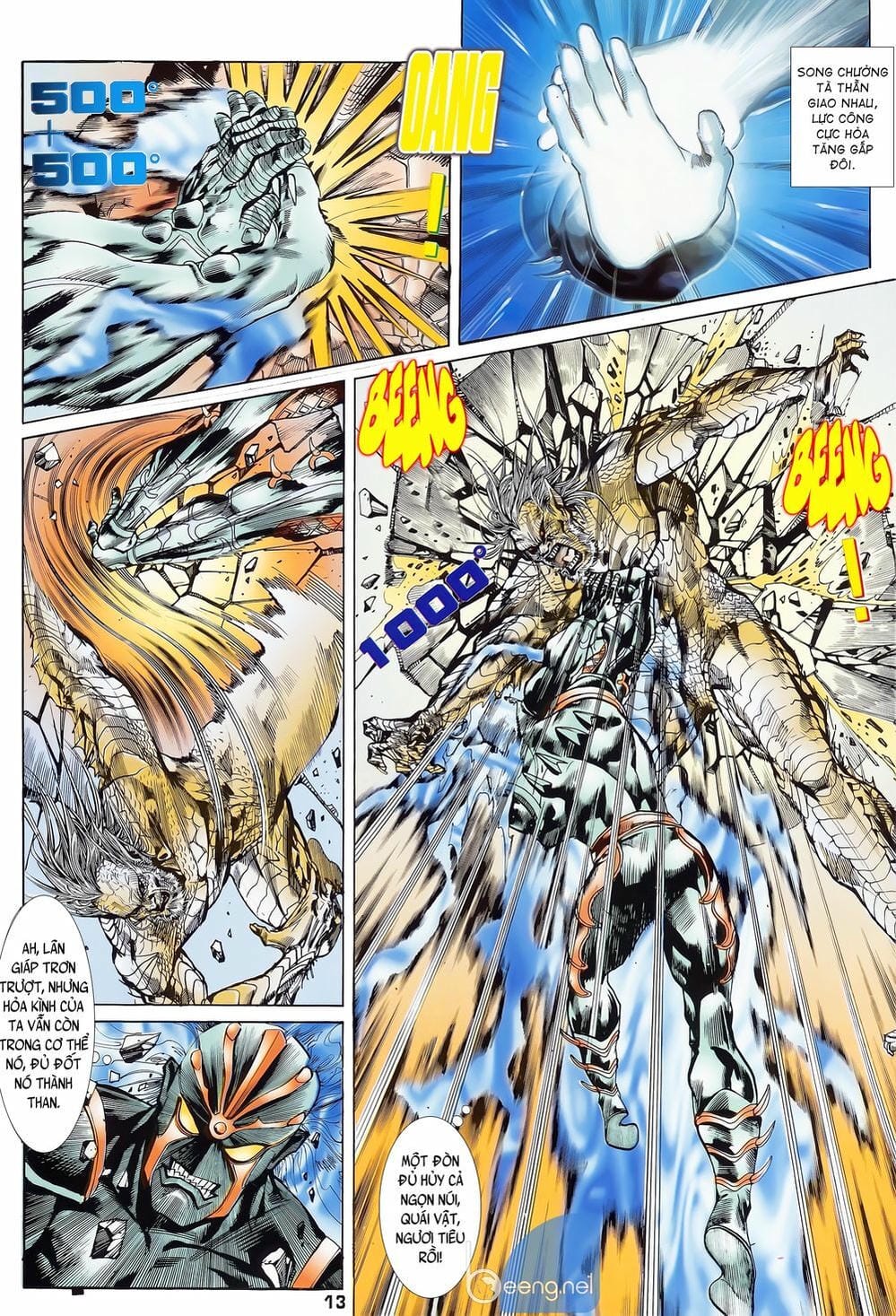 Truyện Tranh Long Hổ 5 Thế trang 8