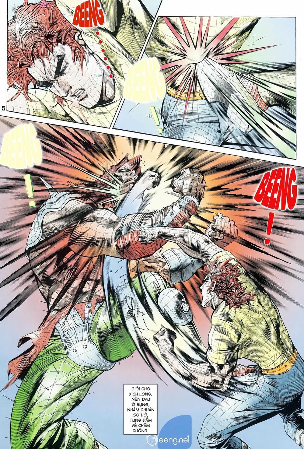 Truyện Tranh Long Hổ 5 Thế trang 8