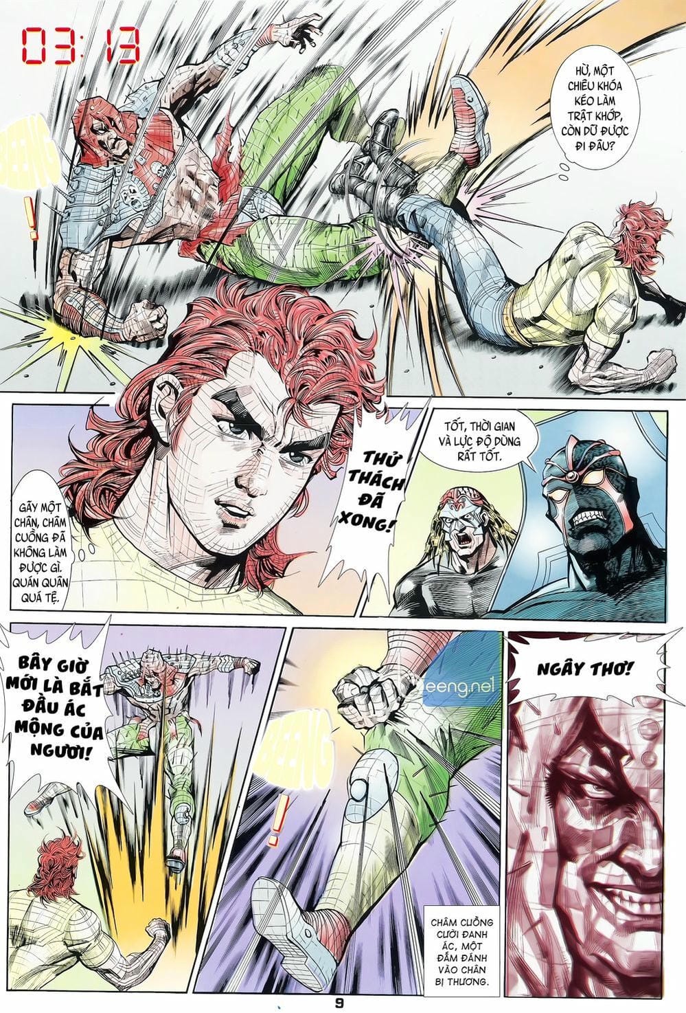 Truyện Tranh Long Hổ 5 Thế trang 8