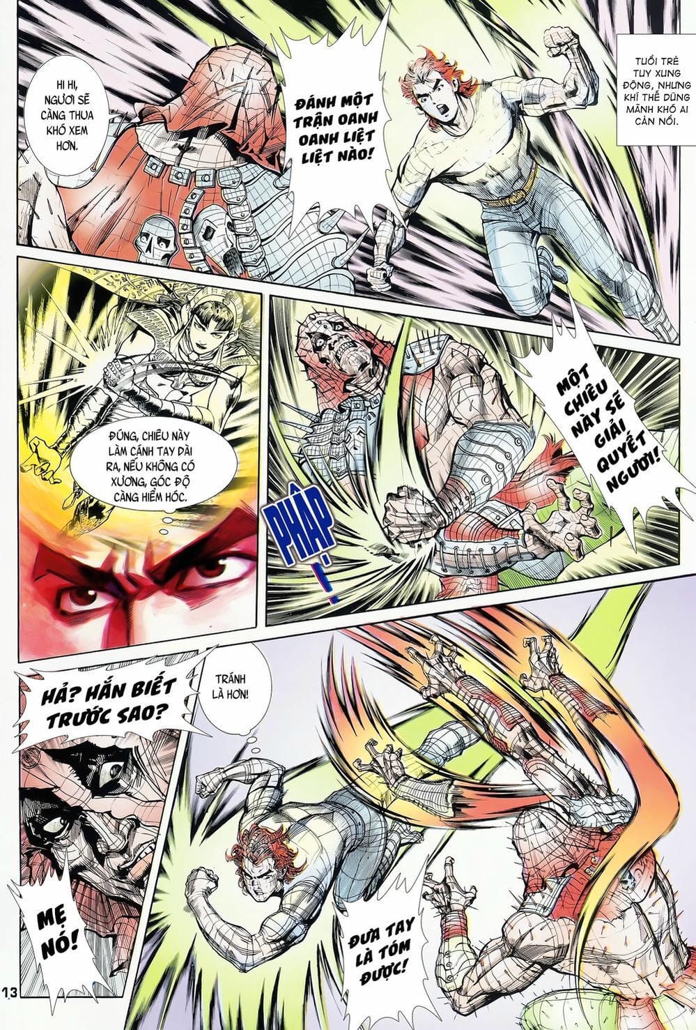 Truyện Tranh Long Hổ 5 Thế trang 8