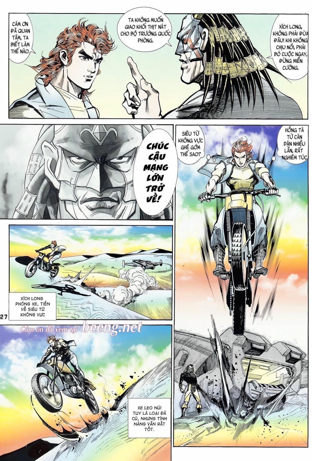 Truyện Tranh Long Hổ 5 Thế trang 8